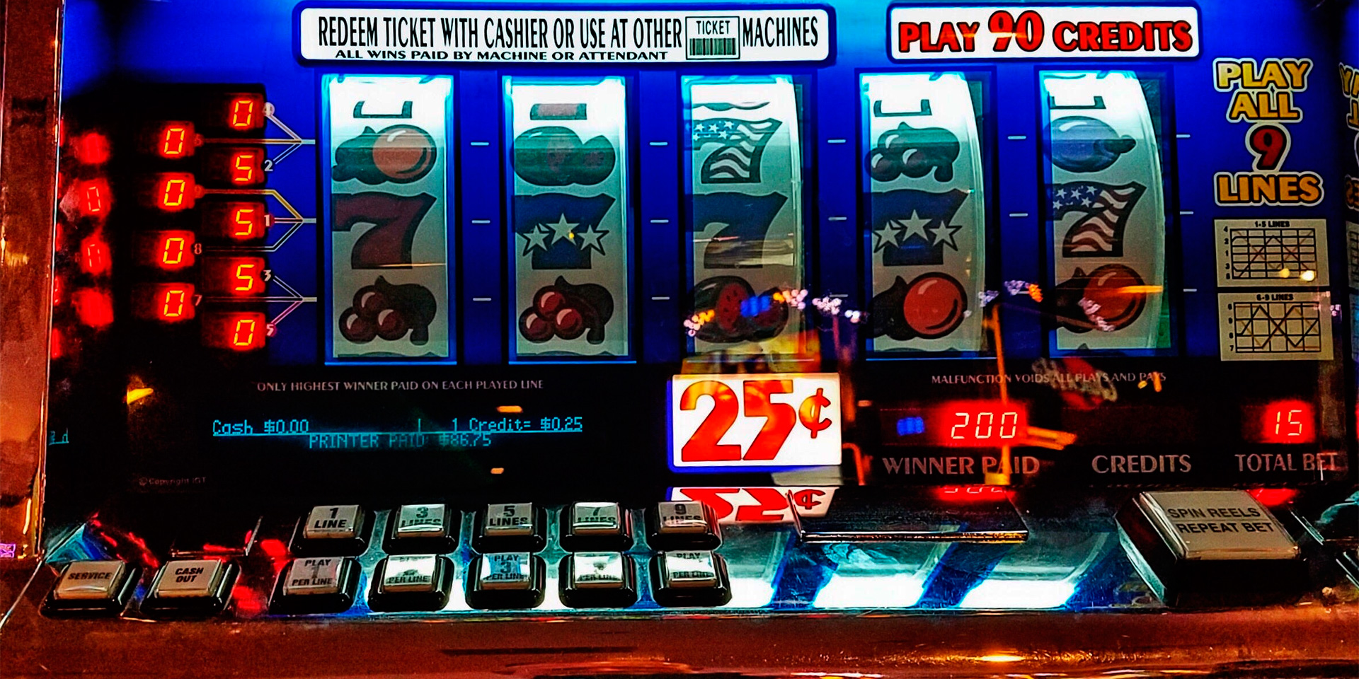 gambling machine algorithms